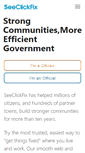 Mobile Screenshot of fr.seeclickfix.com